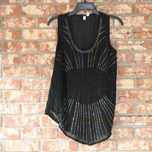 Madison Black Sleeveless Top